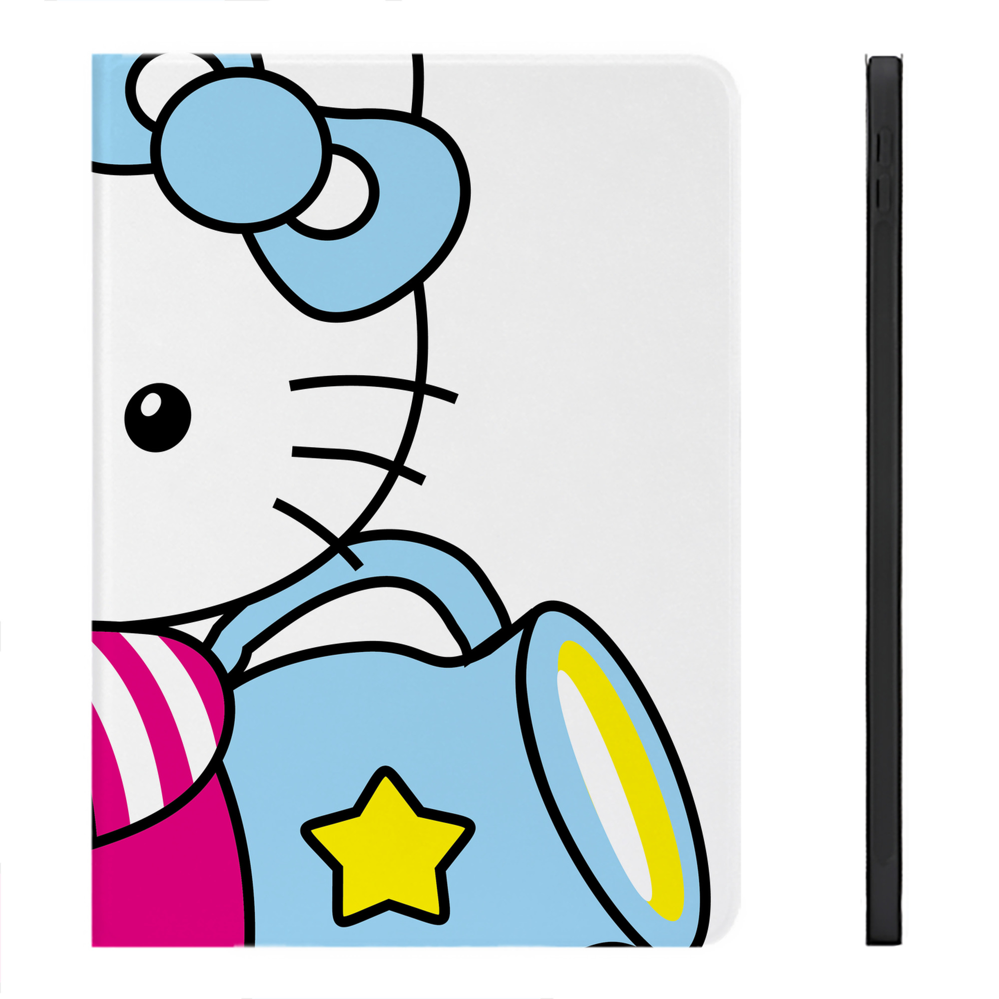 （画像用） Hello Kitty ハローキティ IPadケース ペンホルダー付き ブックスタイルデザイン